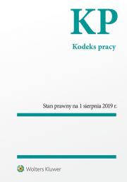 Okładka książki Kodeks pracy stan prawny 1.08.2019r