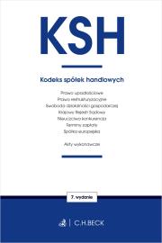 Okładka książki Kodeks spółek handlowych oraz ustawy towarzyszące