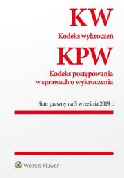 Okładka książki Kodeks wykroczeń Kodeks postępowania w sprawach o wykroczenia