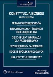 Okładka książki Konstytucja biznesu Zbiór przepisów