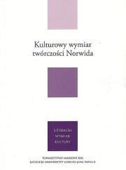 Okładka książki Kulturowy wymiar twórczości Norwida