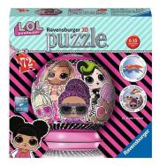 LOL Surprise Kula 3D 72 el.. Wydawca: Ravensburger. Dadada.pl Opakowanie LOL Surprise Kula 3D 72 el.