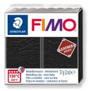 Masa Fimo Leather effect 57g czarny. Wydawca: STAEDTLER. Dadada.pl Opakowanie Masa Fimo Leather effect 57g czarny