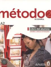 Metodo 2 de espanol. Libro del Alumno A2 + CD. Autor: Peláez Santamaría Salvador, Esteba Ramos Diana. Dadada.pl Okładka książki Metodo 2 de espanol. Libro del Alumno A2 + CD