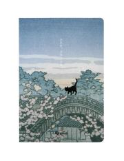 Opakowanie Notes A5/100K Kot siedzący na moście