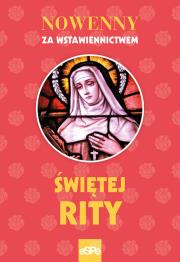 Nowenny za wstawiennictwem św. Rity. Autor: Anna Matusiak (opr.). Dadada.pl Okładka książki Nowenny za wstawiennictwem św. Rity