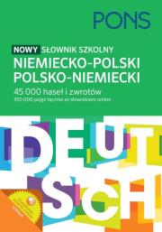 Okładka książki Nowy słownik szkolny niemiecko-polski, pol-niem