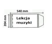 Opakowanie Okładka na podręcznik Lekcja muzyki (25szt) NARNIA