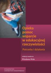 Opakowanie Opieka pomoc wsparcie w edukacyjnej rzeczywistości