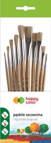 Opakowanie Pędzle szkolne mieszane 10szt HAPPY COLOR