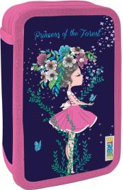 Piórnik trzysuwakowy bez wyposażenia Princess Street. Wydawca: Eurocom. Dadada.pl Opakowanie Piórnik trzysuwakowy bez wyposażenia Princess Street