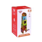 Piramidka ze zwierzętami. Wydawca: Tooky Toy. Dadada.pl Opakowanie Piramidka ze zwierzętami