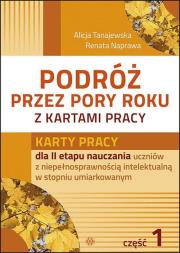 Podróż przez pory roku z kartami pracy cz.1. Autor: Alicja Tanajewska. Dadada.pl Okładka książki Podróż przez pory roku z kartami pracy cz.1