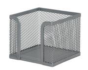 Opakowanie Pojemnik na karteczki Office Set metalowy srebrny