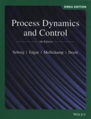 Okładka książki Process Dynamics and Control