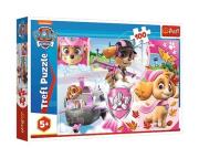 Opakowanie Puzzle 100 Skye w akcji TREFL