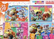Opakowanie Puzzle 20+60+100+180 Progressive SuperColor 44 koty