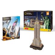 Puzzle 3D National Geographic Empire State Building. Wydawca: Cubic Fun. Dadada.pl Opakowanie Puzzle 3D National Geographic Empire State Building