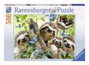 Puzzle Leniwcowe selfie 500. Wydawca: Ravensburger. Dadada.pl Opakowanie Puzzle Leniwcowe selfie 500