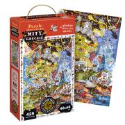 PUZZLE OBSERWACYJNE MITY GRECKIE. Autor: Opracowanie zbiorowe. Dadada.pl Okładka książki PUZZLE OBSERWACYJNE MITY GRECKIE