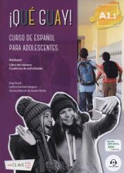 Que guay! A1.1 Curso de espanol. Autor: Secik Ezgi, Negrin Leticia Santana, Aurora Martin de Santa Olalla. Dadada.pl Okładka książki Que guay! A1.1 Curso de espanol