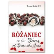Różaniec ze św. Teresą od Dzieciątka Jezus. Autor: Tomasz Kozioł. Dadada.pl Okładka książki Różaniec ze św. Teresą od Dzieciątka Jezus