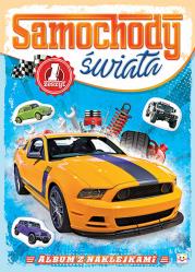 SAMOCHODY ŚWIATA CZĘŚĆ 1 ALBUM Z NAKLEJKAMI. Autor: Opracowanie zbiorowe. Dadada.pl Okładka książki SAMOCHODY ŚWIATA CZĘŚĆ 1 ALBUM Z NAKLEJKAMI