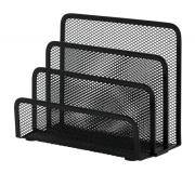 Opakowanie Sorter do korespondencji metal czarny 3 przegrody