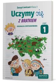 Okładka książki Uczymy się z Bratkiem 3 Zeszyt ćwiczeń cz.1 OPERON
