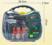 Opakowanie Wiertarka na baterie + akcesoria w teczce