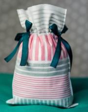 Opakowanie Worek Pastelowe Paski 20x30cm (5szt) PAKADO