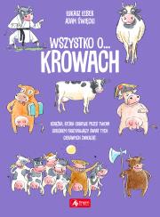 Wszystko o krowach. Autor: ŁUKASZ ŁEBEK. Dadada.pl Okładka książki Wszystko o krowach