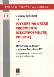Okładka książki Wyboru na urząd prezydenta Rzeczypospolitej Polskiej