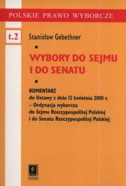 Okładka książki Wybory do Sejmu i Senatu
