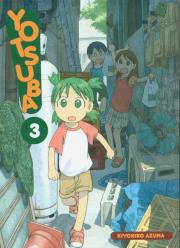 Yotsuba! 3. Autor: Azuma Kiyohiko. Dadada.pl Okładka książki Yotsuba! 3