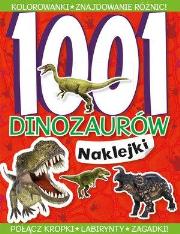 Okładka książki 1001 dinozaurów Naklejki