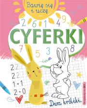 Bawię się i uczę. Cyferki. Autor: Opracowanie zbiorowe. Dadada.pl Okładka książki Bawię się i uczę. Cyferki