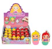 Opakowanie Brelok gumowy syrenka 6 cm