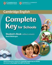 Complete Key for Schools Student's Book + CD. Autor: McKeegan David. Dadada.pl Okładka książki Complete Key for Schools Student's Book + CD