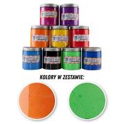GLINKA 100G ZESTAW 3 - 2 KOLORY (ZIELONY FLUO/POMARAŃCZOWY). Wydawca: Slimebox. Dadada.pl Opakowanie GLINKA 100G ZESTAW 3 - 2 KOLORY (ZIELONY FLUO/POMARAŃCZOWY)