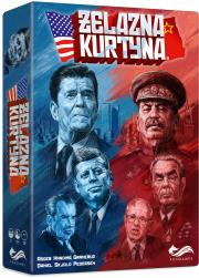 GRA ŻELAZNA KURTYNA. Autor: ASGER HARDING GRANERUD, DANIEL SKJOLD PEDERSEN. Dadada.pl Okładka książki GRA ŻELAZNA KURTYNA