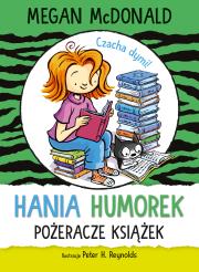 Hania Humorek. Pożeracze książek. Autor: McDonald Megan. Dadada.pl Okładka książki Hania Humorek. Pożeracze książek