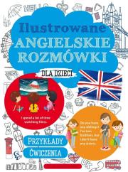 Ilustrowane angielskie rozmówki dla dzieci. Autor: M. MACHAŁOWSKA. Dadada.pl Okładka książki Ilustrowane angielskie rozmówki dla dzieci