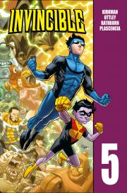 Invincible T.5. Autor: Kirkman Robert, Ryan Ottley, Jason Howard. Dadada.pl Okładka książki Invincible T.5