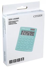 Opakowanie Kalkulator biurowy CITIZEN SDC-810NRGRE, 10-cyfrowy, 127x105mm, zielony