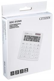 Opakowanie Kalkulator biurowy CITIZEN SDC-812NRWHE, 12-cyfrowy, 127x105mm, biały