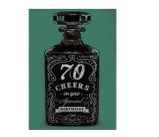 Opakowanie Karnet B6 z kopertą Urodziny 70