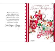 Opakowanie Karnet Boże Narodzenie + koperta ARGUS