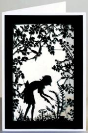 Opakowanie Karnet HDH04 wycinany + koperta Ogrodnictwo