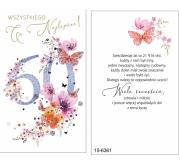 Opakowanie Karnet Jubileusz 60 + koperta ARGUS